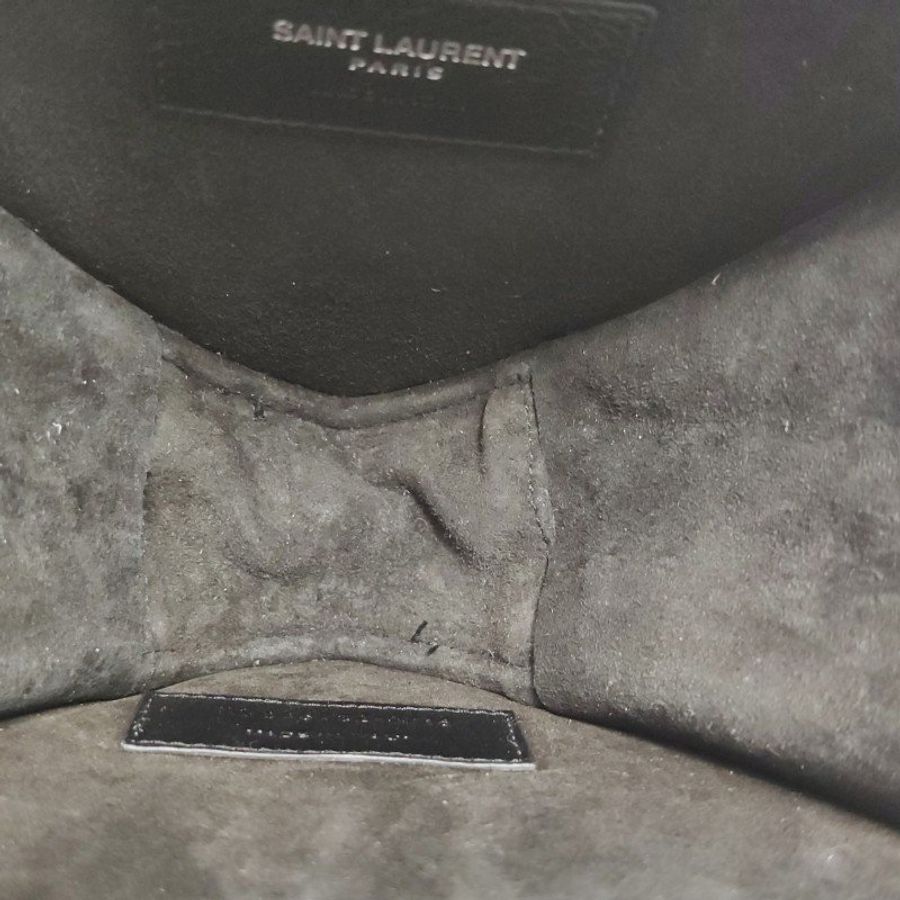 Saint Laurent 牛皮 五角星 水鑽 裝飾 愛心 造型 斜挎包 單肩包-7