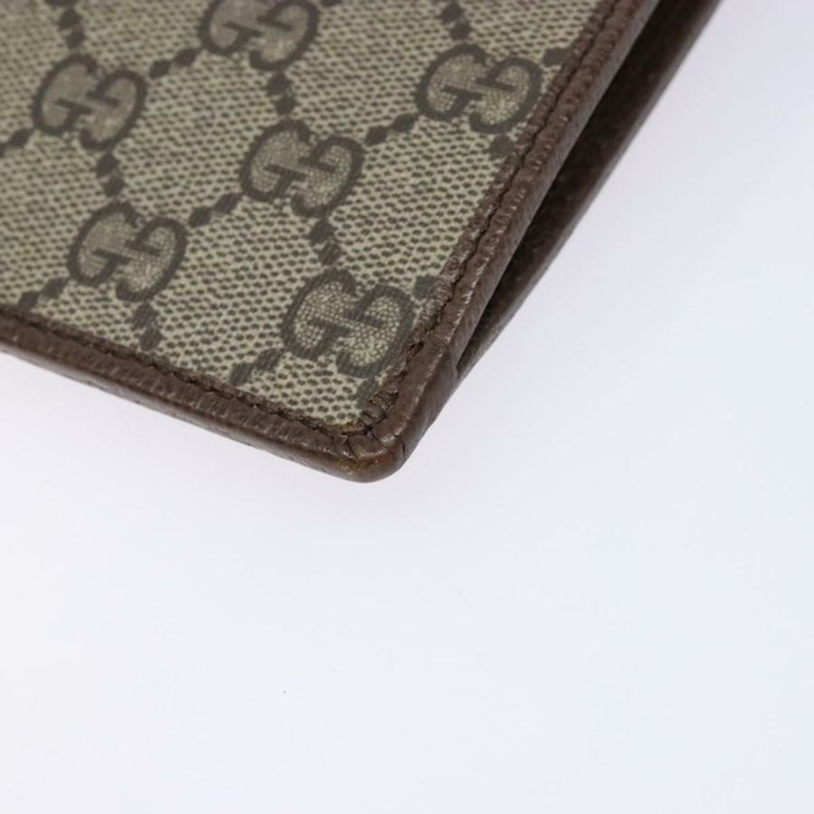 【日本直送】GUCCI GG Supreme Web Sherry Line 手拿包 PVC 米色 金色 688378 正品 136081-14