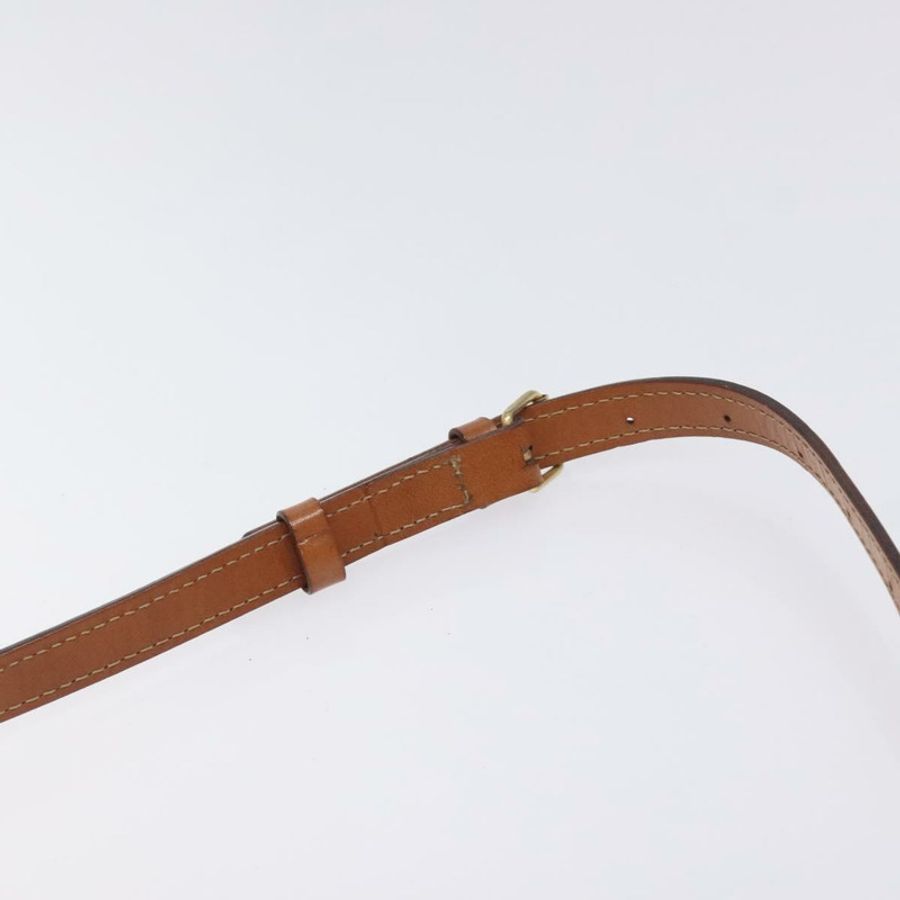 【日本直送】CELINE Macadam帆布肩背包 PVC皮革 棕色 金色 正品 126660-7