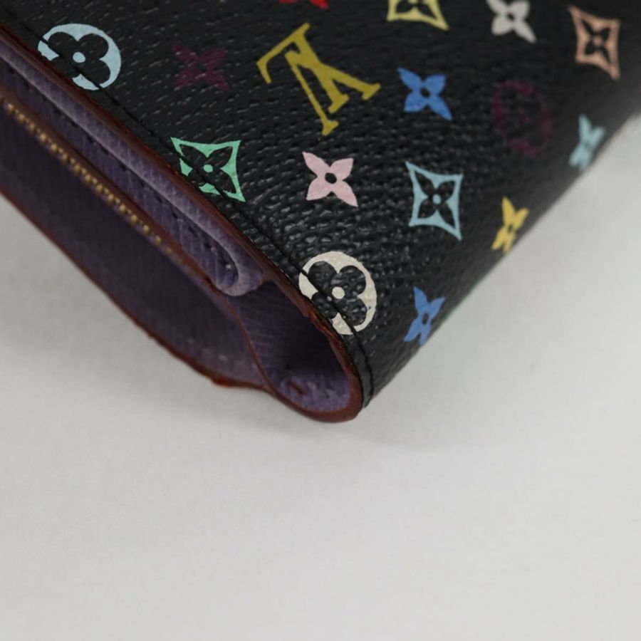 【日本直送】路易威登 Monogram Multicolor Portefeuille Joy 皮夾 M60282 LV Auth 128839V-14