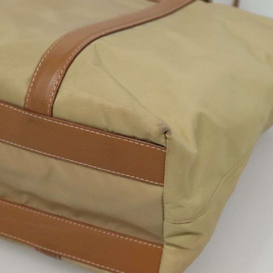 【日本直送】PRADA 尼龍手提包 米色 銀色 正品 131176-8