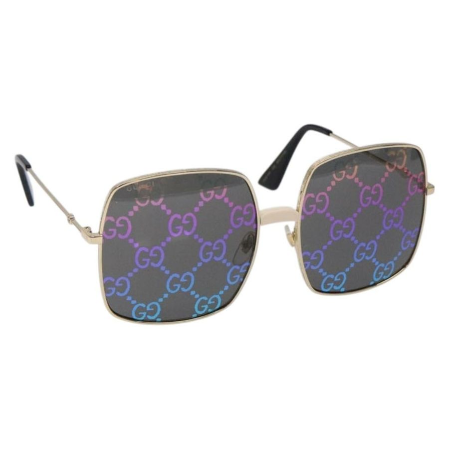 【日本直送】GUCCI GG 太陽眼鏡 塑膠 金色 127736M 正品 127736M-0