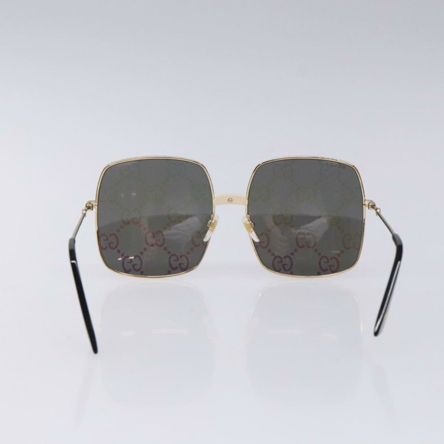 【日本直送】GUCCI GG 太陽眼鏡 塑膠 金色 127736M 正品 127736M-1