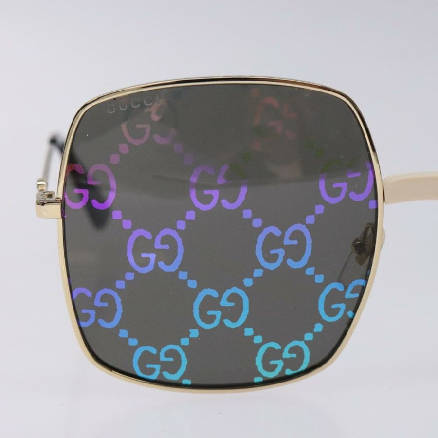 【日本直送】GUCCI GG 太陽眼鏡 塑膠 金色 127736M 正品 127736M-4