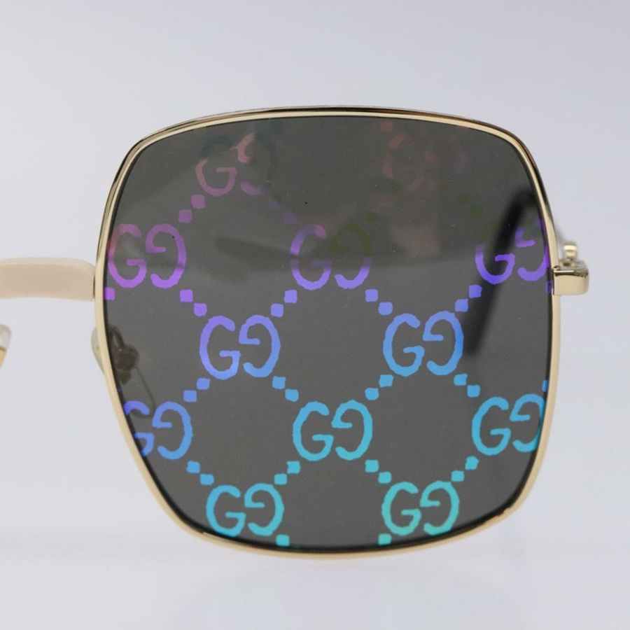 【日本直送】GUCCI GG 太陽眼鏡 塑膠 金色 127736M 正品 127736M-5