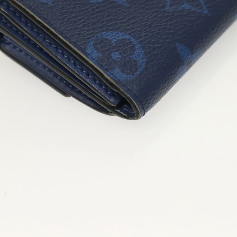 【日本直送】路易威登 Taigalama Discovery Compact 錢包 藍色 M67620 正品 134375-14