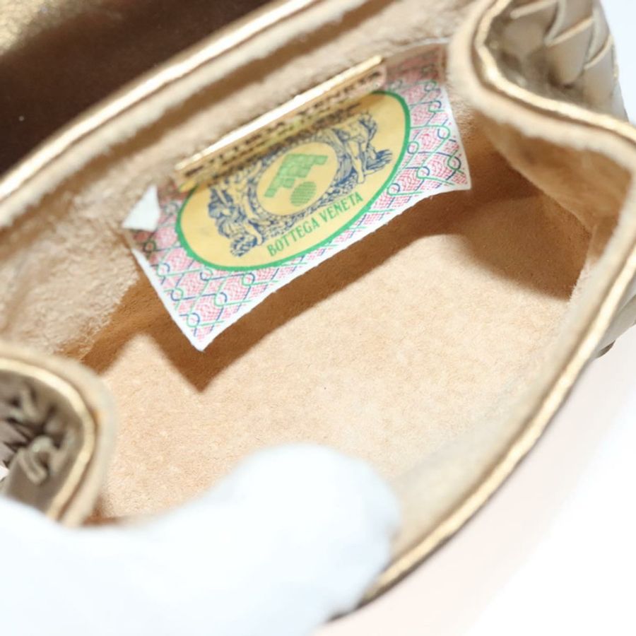 【日本直送】BOTTEGA VENETA INTRECCIATO 單肩包皮革金色正品 133586-10