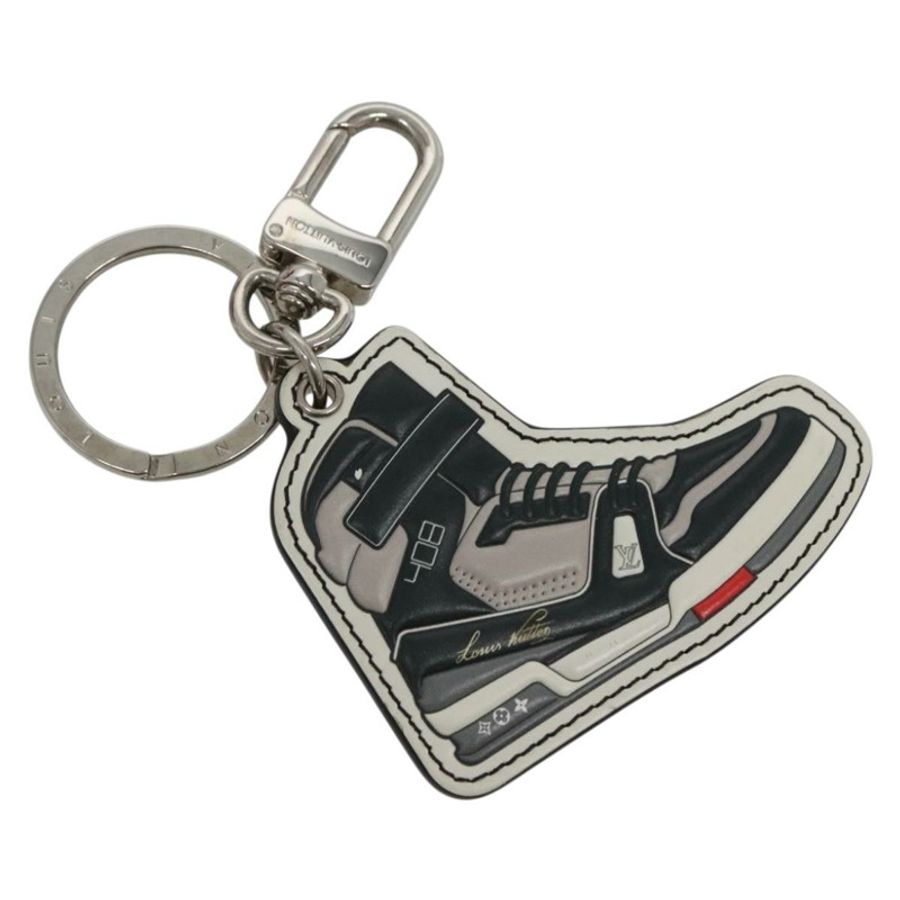 【日本直送】路易威登 Monogram Eclipse Porte Cles LV Trainer Charm M68866 Auth 132811M-0
