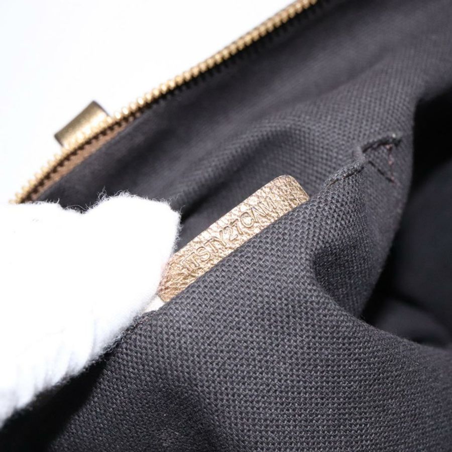 【日本直送】BURBERRY Nova 格紋手提包 PVC 米色 金色 正品 133565-11
