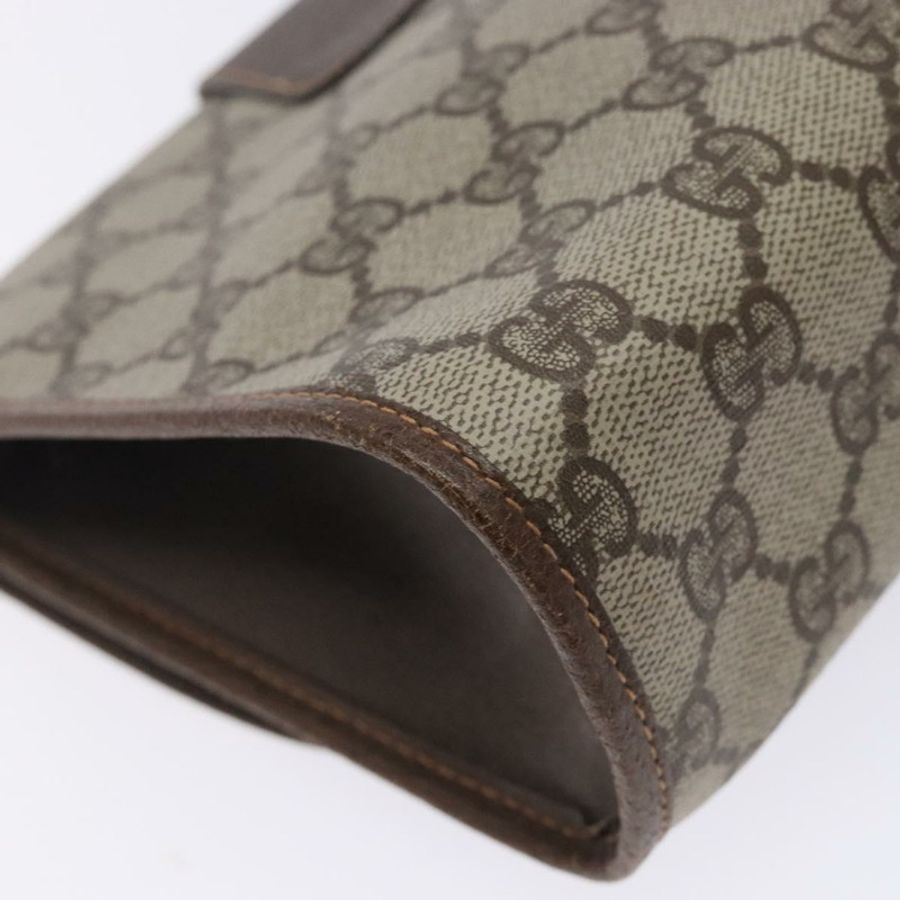 【日本直送】GUCCI GG Supreme Web Sherry Line 手提包 PVC 米色 金色 156 01 030 正品 133748-15