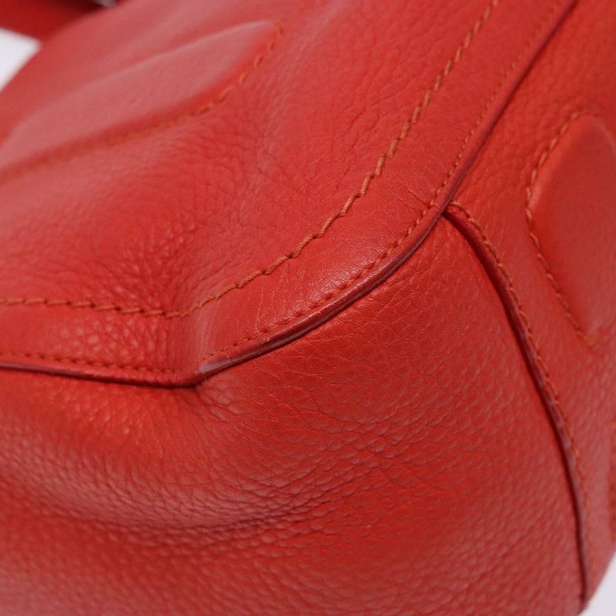 【日本直送】Salvatore Ferragamo Vala 手提包 皮革 紅色 金色 正品 133749-15