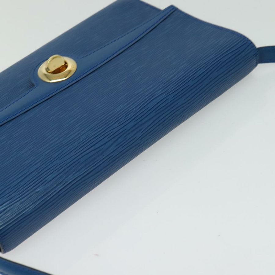 【日本直送】路易威登 Epi Pochette Arche 單背包 藍色 M52575 LV 正品 133691-5