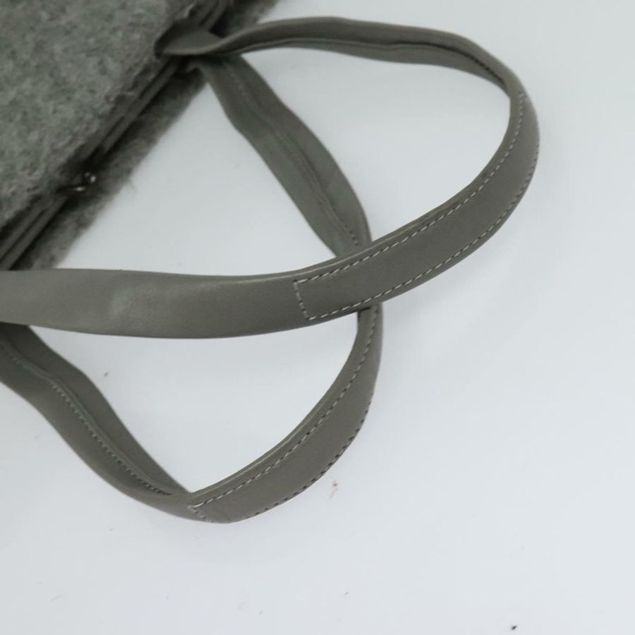 【日本直送】BOTTEGA VENETA 手提包 皮革 灰色 正品 135568-6