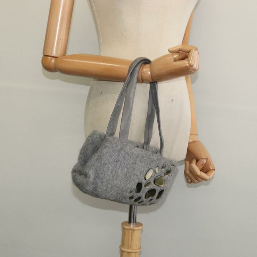 【日本直送】BOTTEGA VENETA 手提包 皮革 灰色 正品 135568-20
