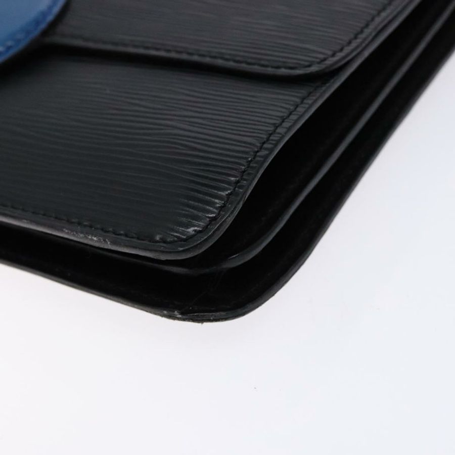 【日本直送】路易威登 Epi 雙色 Free Run 單肩包 黑色 藍色 M52415 LV 正品 134034-8