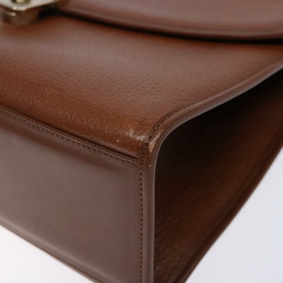 【日本直送】Burberrys 手提包 皮革 棕色 金色 正品 133999-8