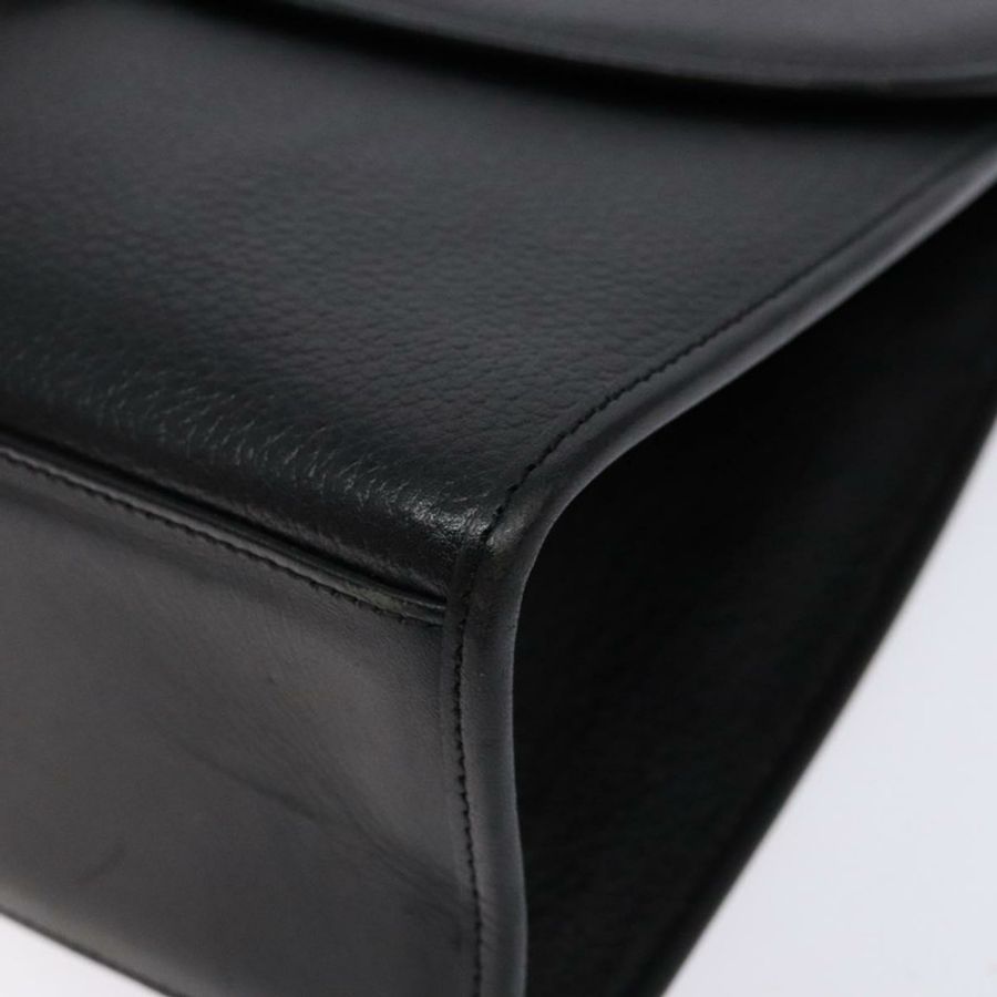 【日本直送】Burberrys 手提包 皮革 黑色 金色 正品 134000-8