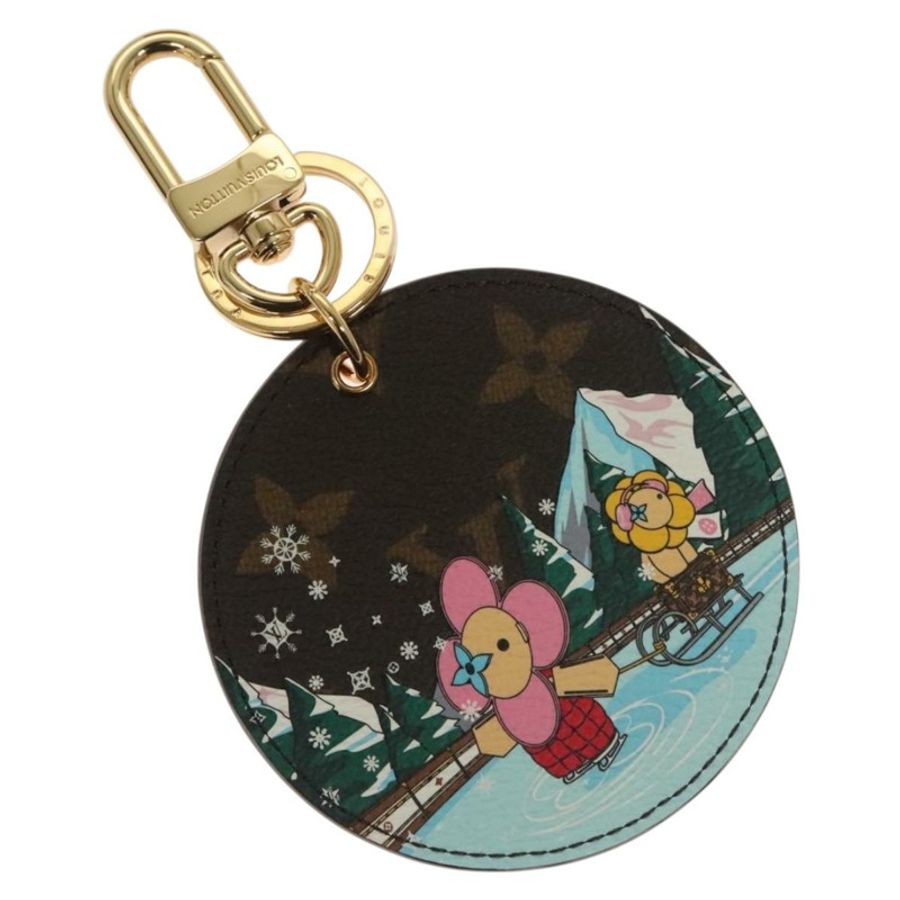 【日本直送】路易威登 Monogram Vivienne Illustre 金色吊飾 M82633 正品 135946-0