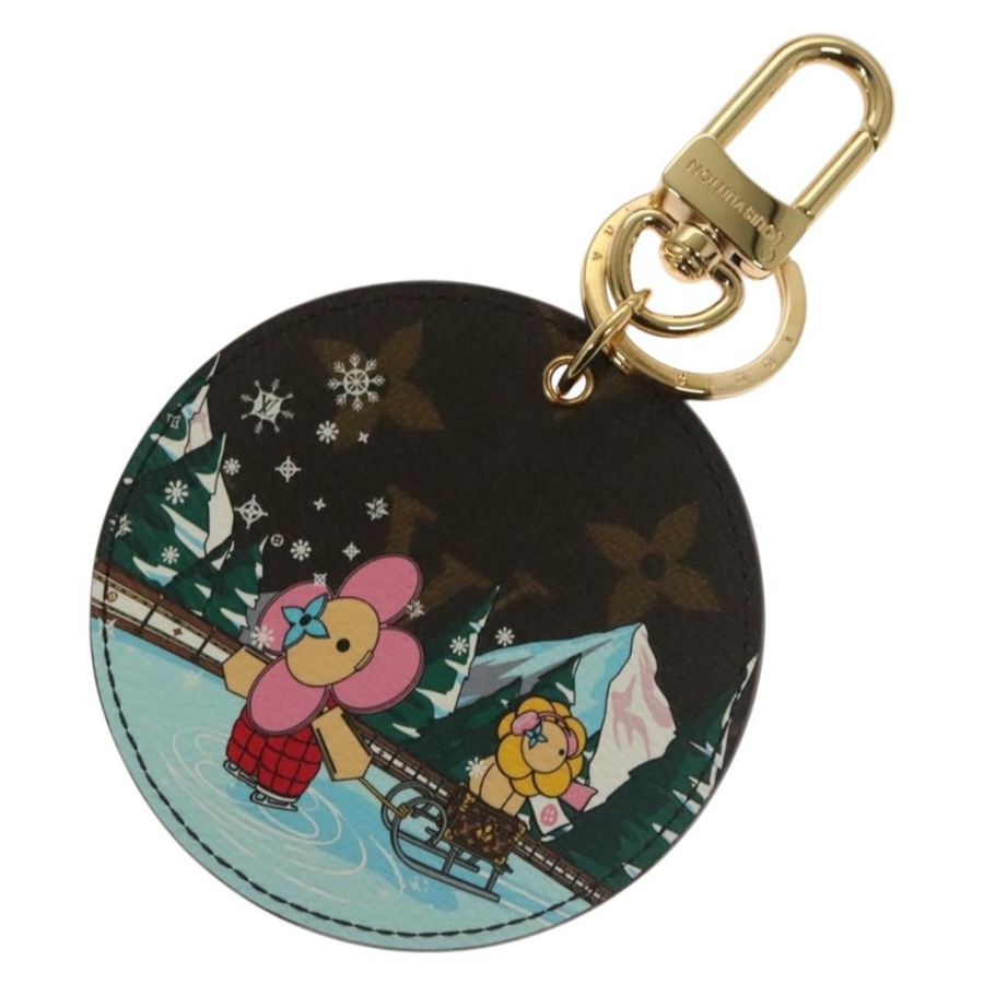 【日本直送】路易威登 Monogram Vivienne Illustre 金色吊飾 M82633 正品 135946-1