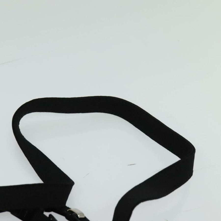 【日本直送】Salvatore Ferragamo 尼龍手提包 2way 黑色銀色 Auth BA2963-13