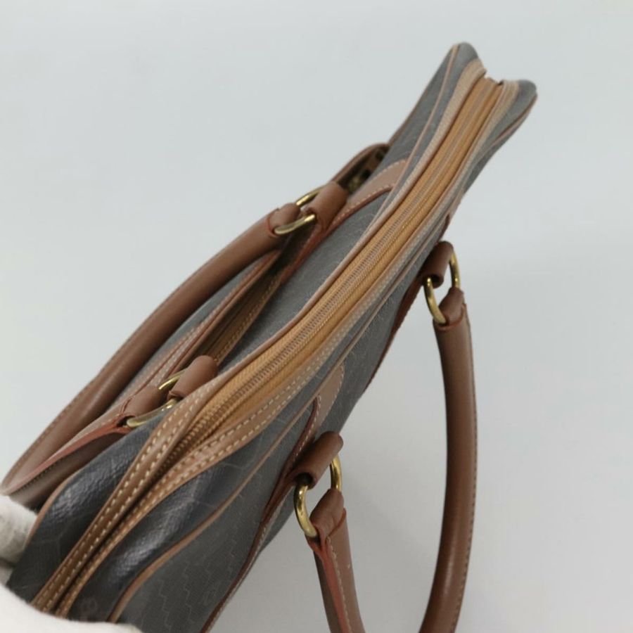 【日本直送】Christian Dior 蜂巢帆布商務包 PVC 黑色金色 正品 BA3097-5