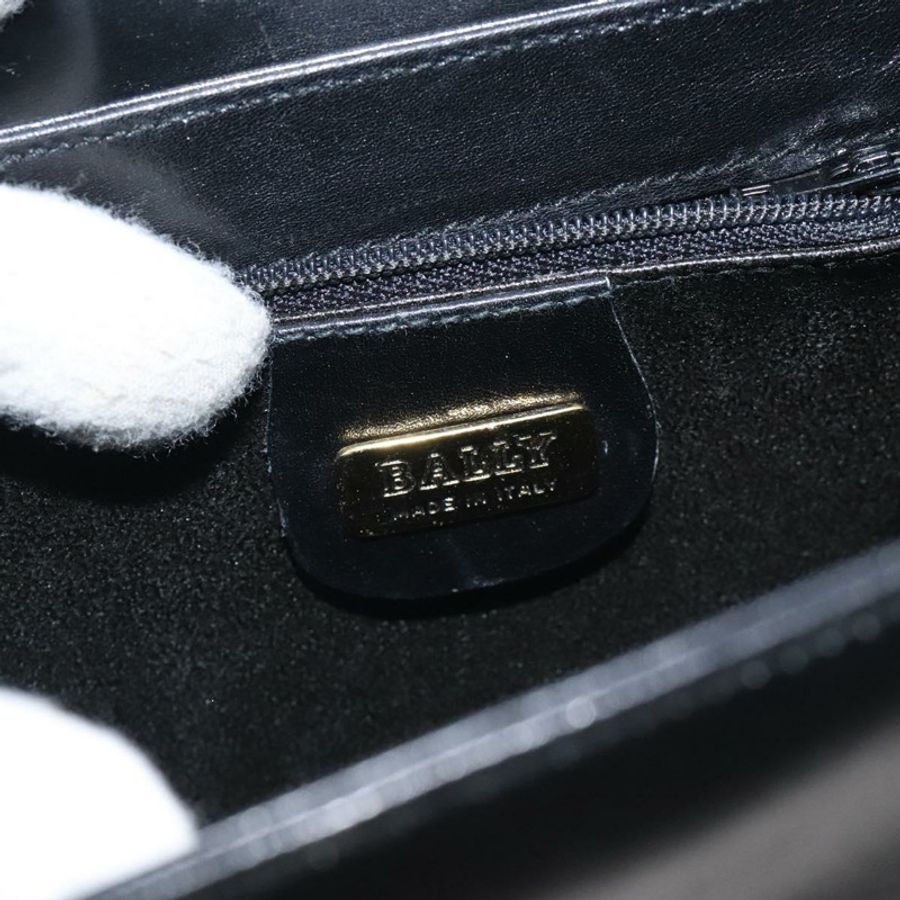 【日本直送】BALLY 鏈條單肩包 皮革 黑色 金色 正品 BA3624-9
