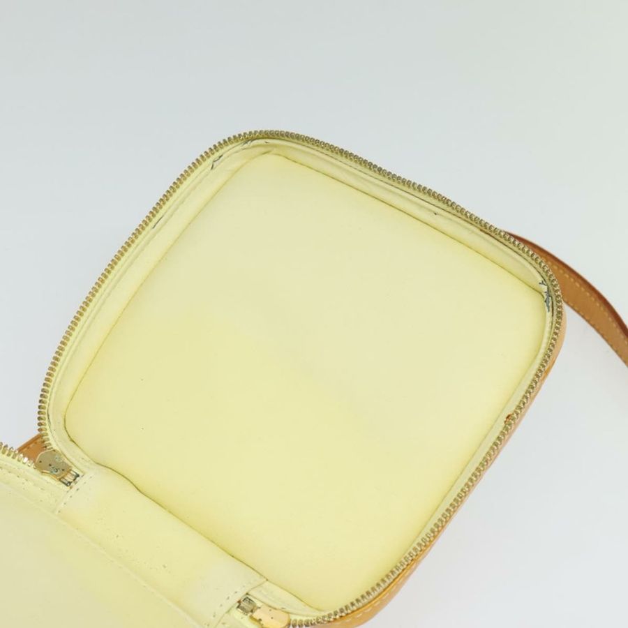 【日本直送】路易威登 Monogram Vernis Wooster 手袋 亮黃色 M91075 LV 正品 BA3504-8