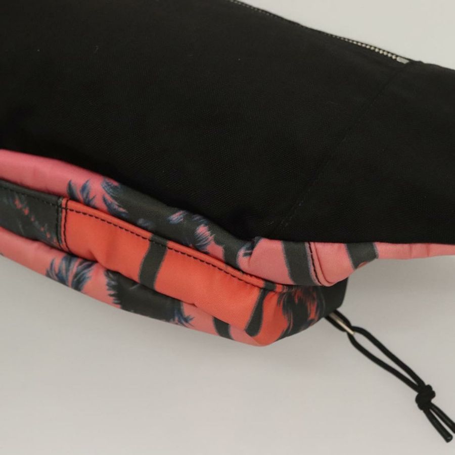【日本直送】SAINT LAURENT 尼龍粉紅銀色斜背包 Auth bs27374-15