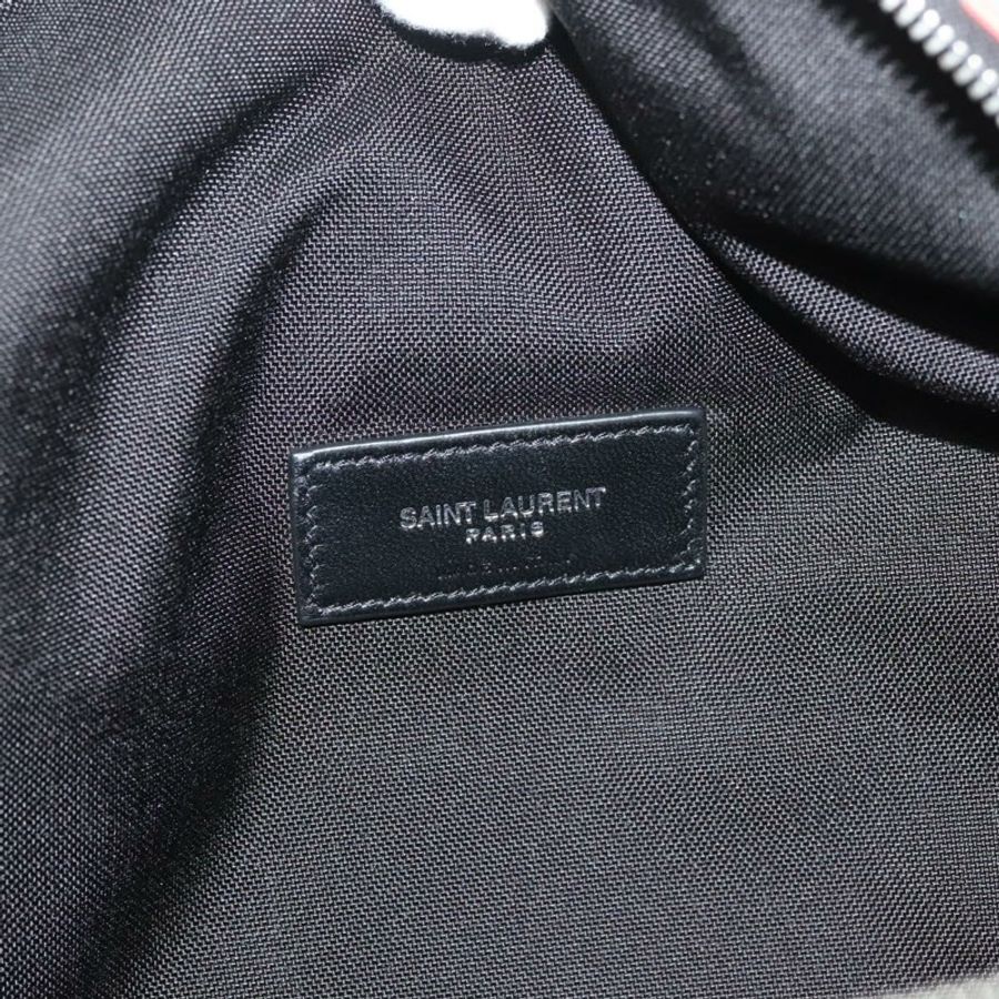 【日本直送】SAINT LAURENT 尼龍粉紅銀色斜背包 Auth bs27374-21