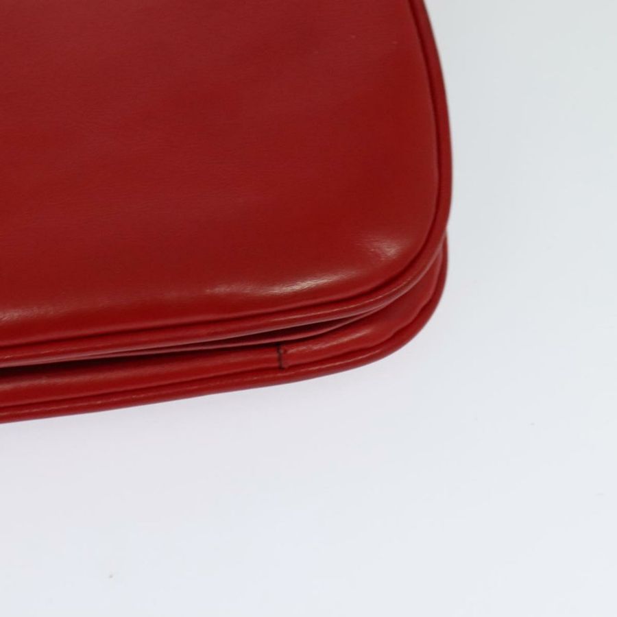 【日本直送】CELINE 紅色金色皮革肩背包 正品 yk18689-16