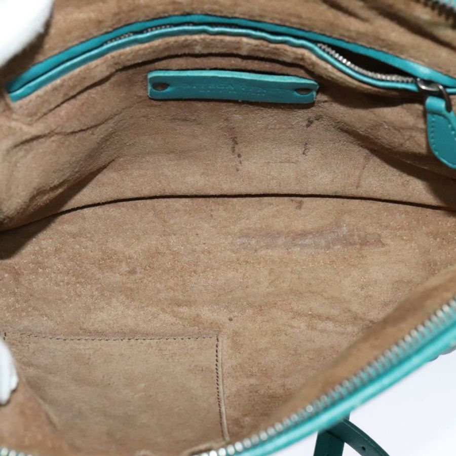 【日本直送】BOTTEGA VENETA INTRECCIATO 單肩包 皮革 綠色 正品 BA3676-9