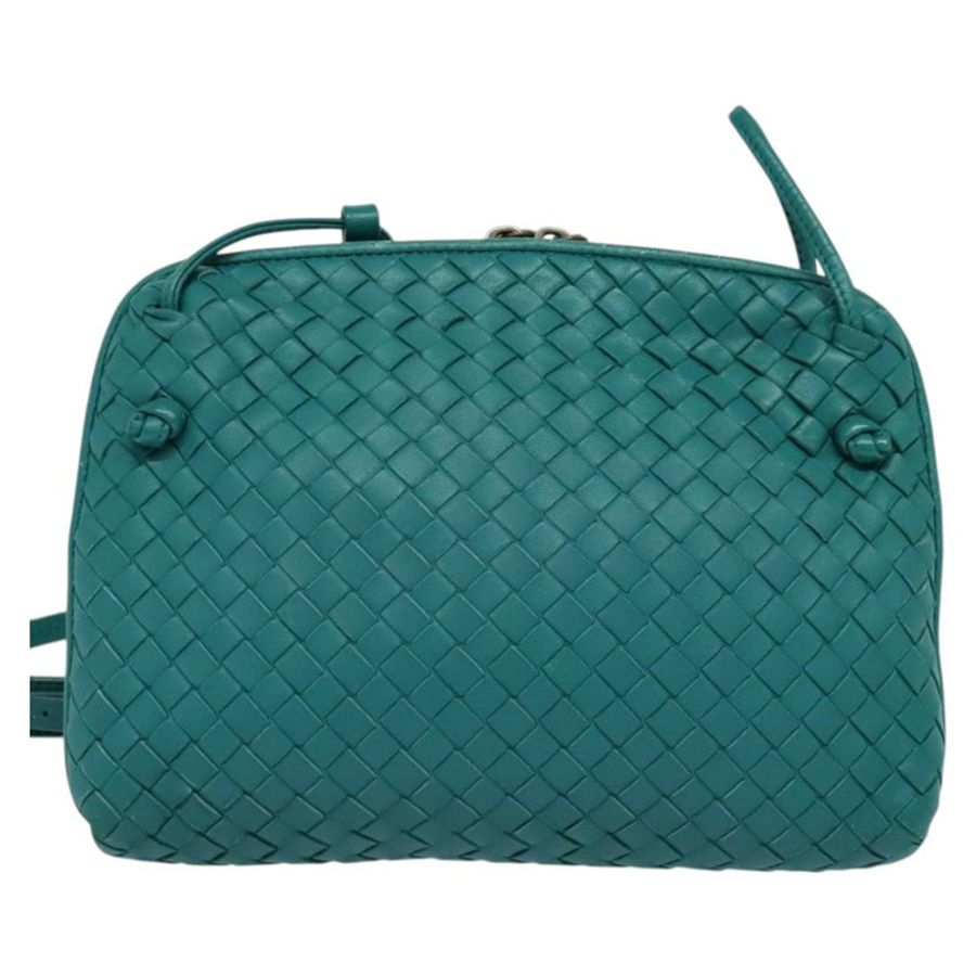 【日本直送】BOTTEGA VENETA INTRECCIATO 單肩包 皮革 綠色 正品 BA3676-12