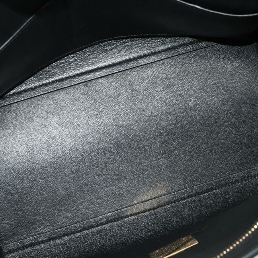 【日本直送】CELINE Trapeze 手提包 皮革 2way 米色 金色 正品 BA4167-10