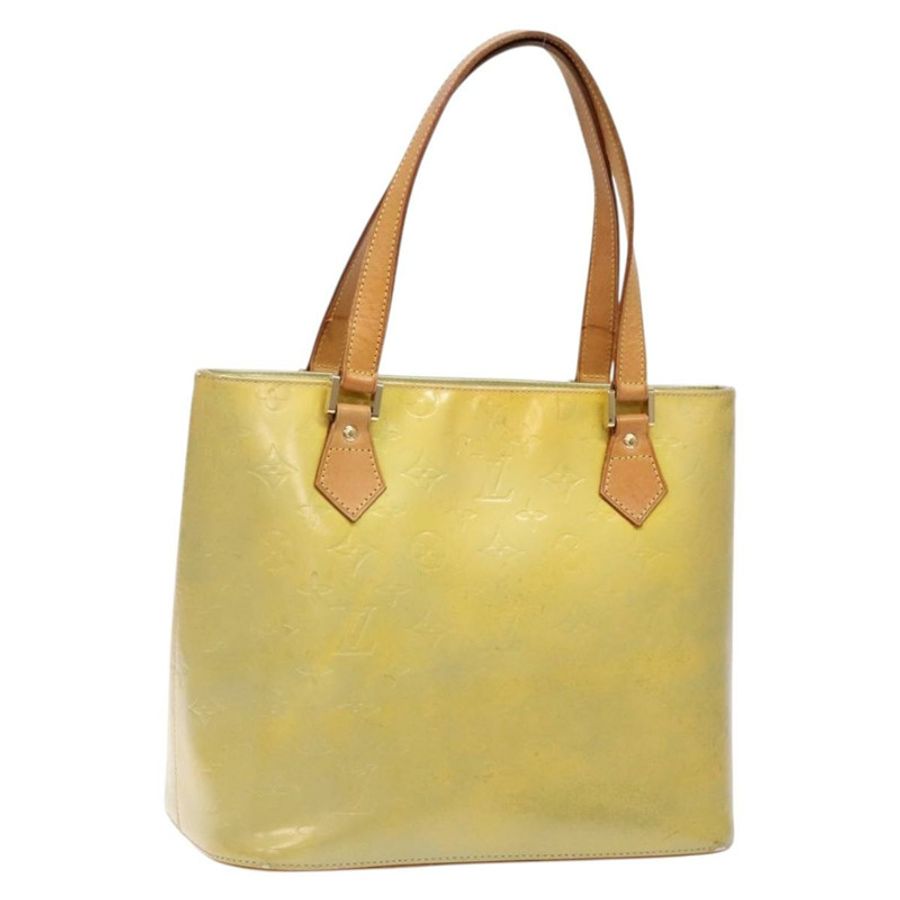 【日本直送】路易威登 Monogram Vernis Houston 手提包 Gris M91053 LV 正品 BA4451-0