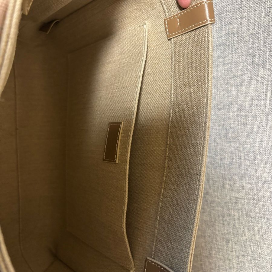 Chloe Woody tote bag 刺繡胭脂粉帆布托特包-4