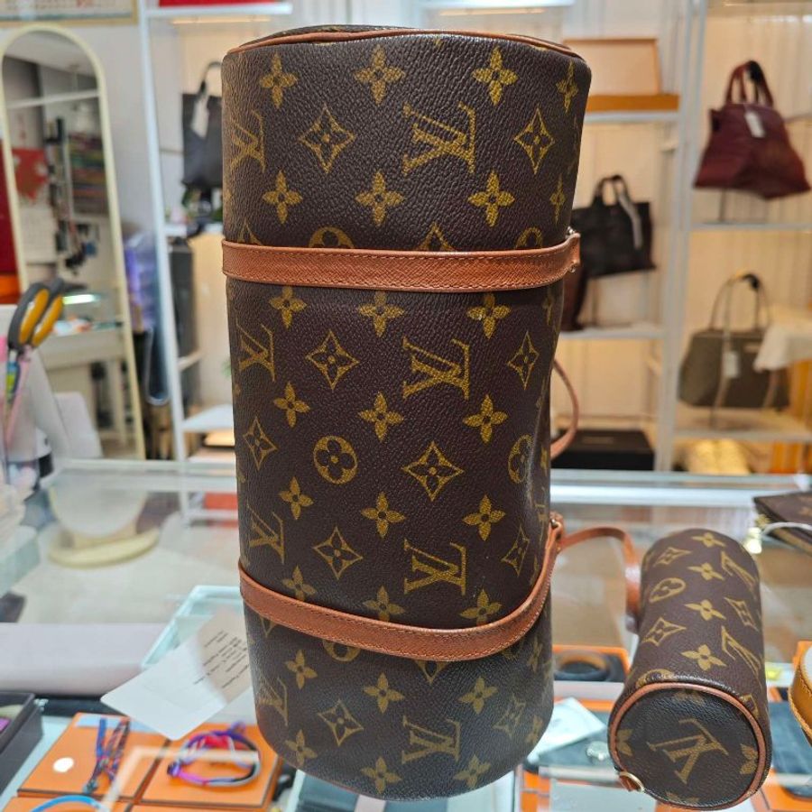 LV Monogram Papillon 日本中古 巴比龍包包-3