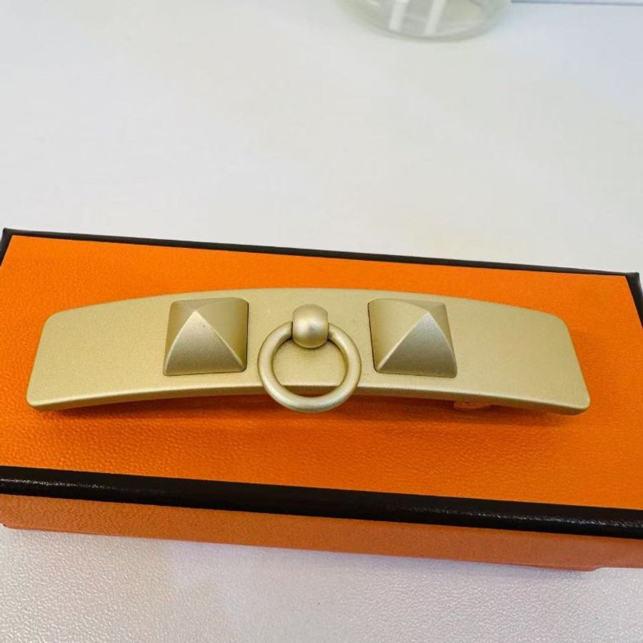 Hermes Clou Medor PM hair Clip 髮夾 法國原產 熱門愛馬仕配貨 稀有金色 帶盒全套 送禮首選-2