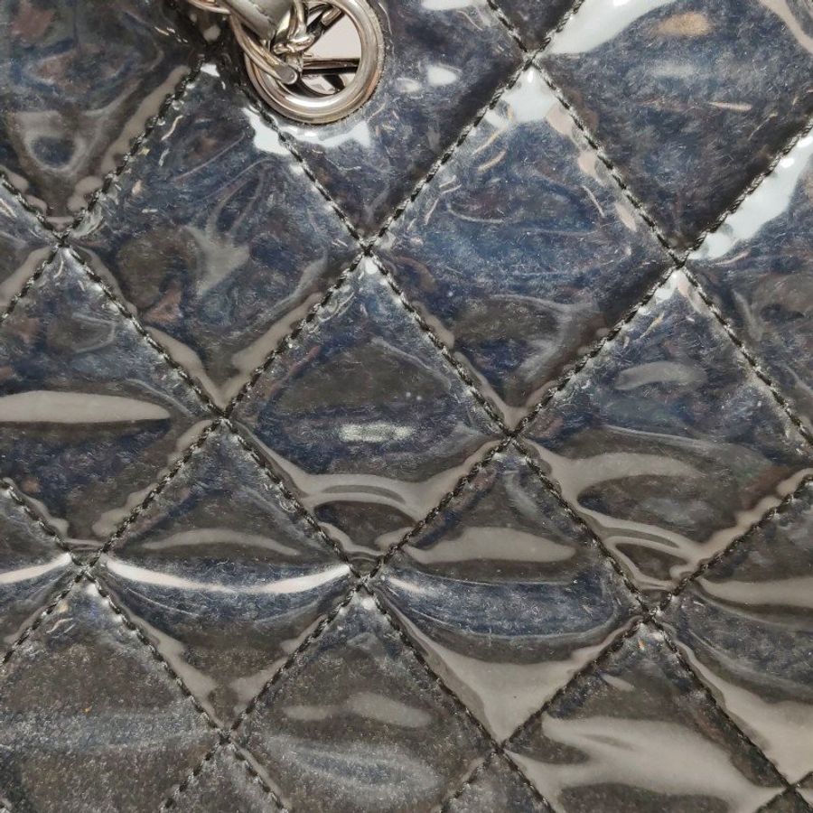 Chanel 菱格絎縫 流蘇 邊皮穿鏈 tote托特 單肩包-20