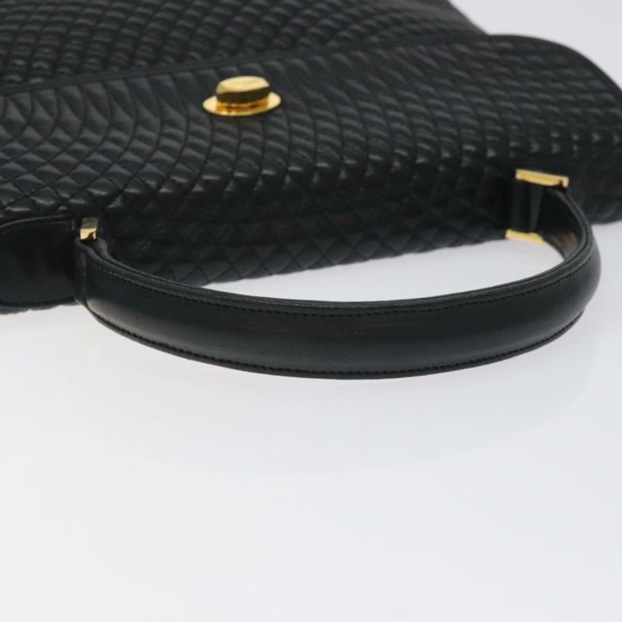 【日本直送】BALLY 手提包 皮革 黑色 金色 正品 am8683-6
