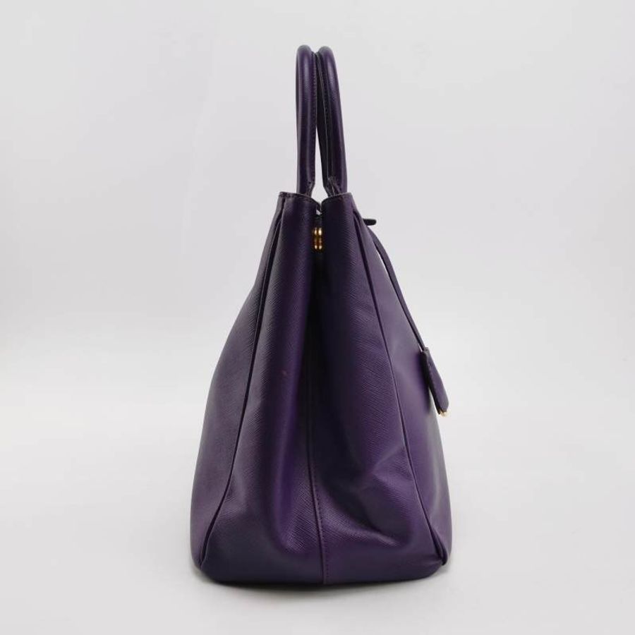 Prada Galleria 大號 牛皮 純色 三角標誌 手提包-3