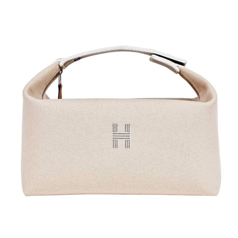 愛馬仕 Hermès Bride a Brac GM 大型 盥洗包 便當包 BBG 米白拼灰BRIDE A BRAC GM-0