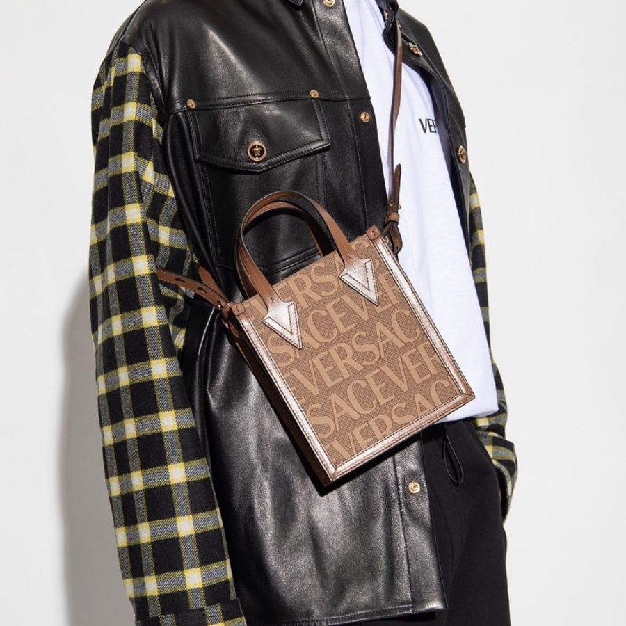 Versace brown denim-3