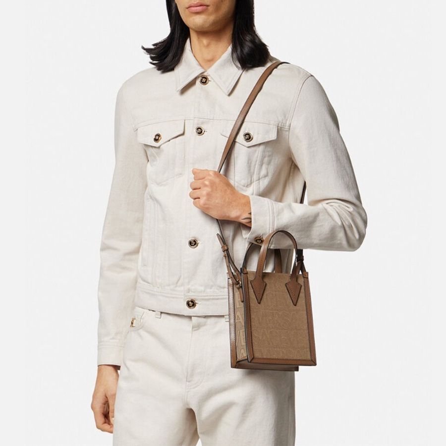 Versace brown denim-4
