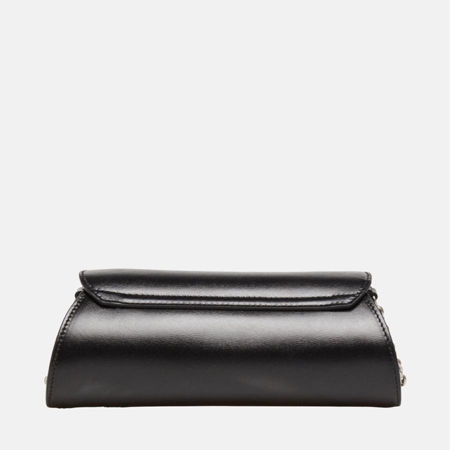 促銷品 Jil Sander Cannolo 鏈條 手提包 黑色-2