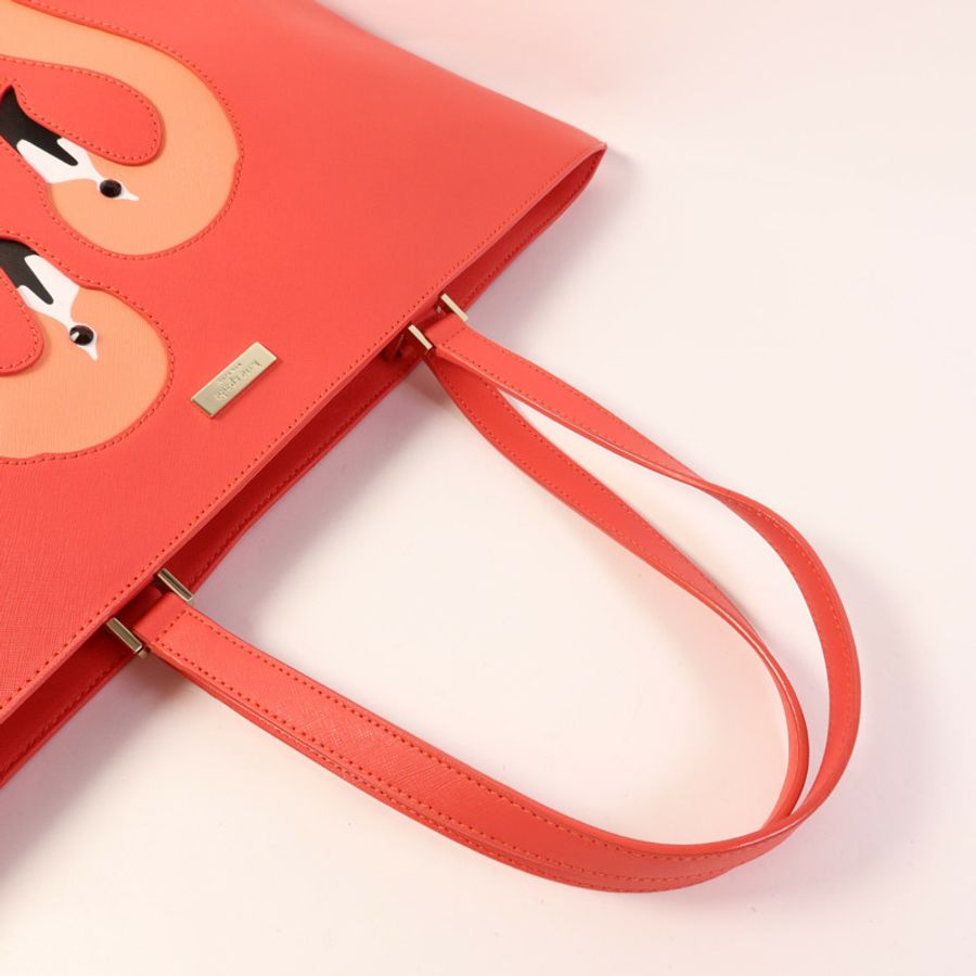 Kate Spade 【激減優惠】塗層帆布Shoulder Tote金扣肩背袋/手挽袋-4
