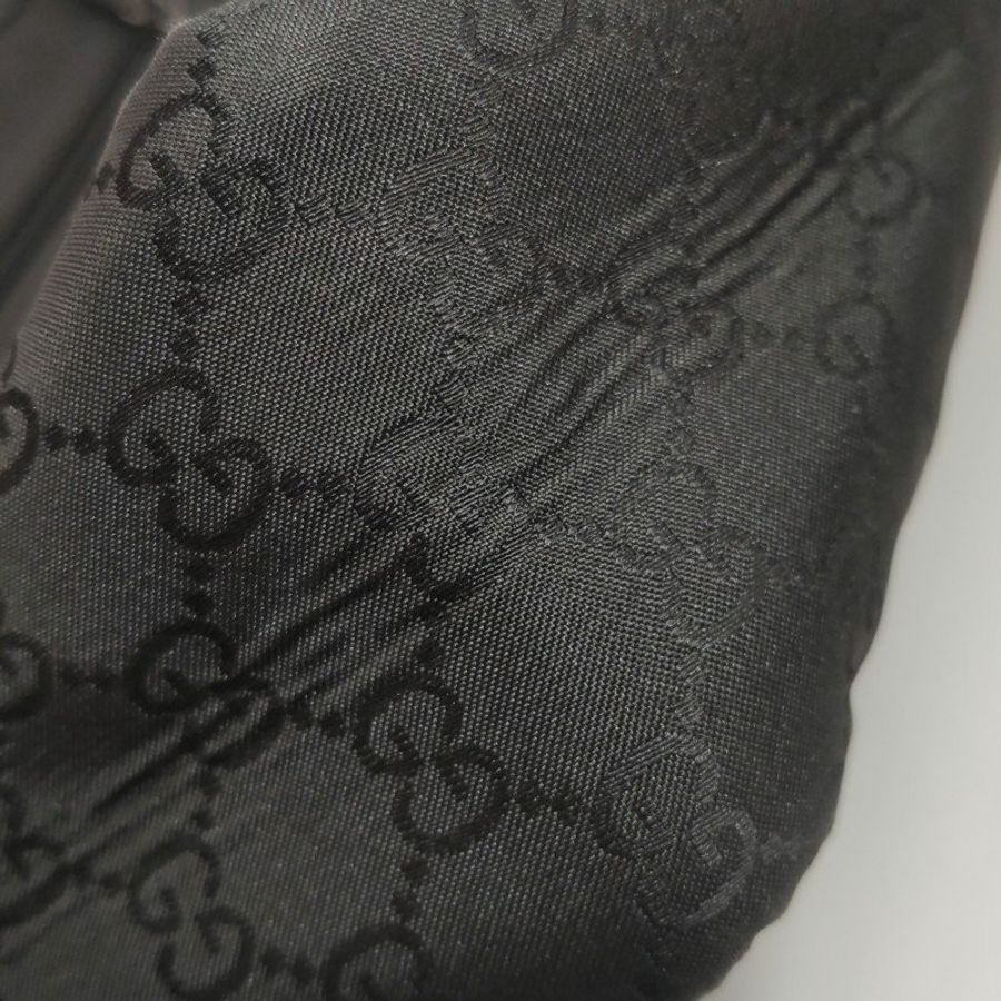 Gucci 牛皮 尼龍布 純色 雙G 老花 單肩包-16