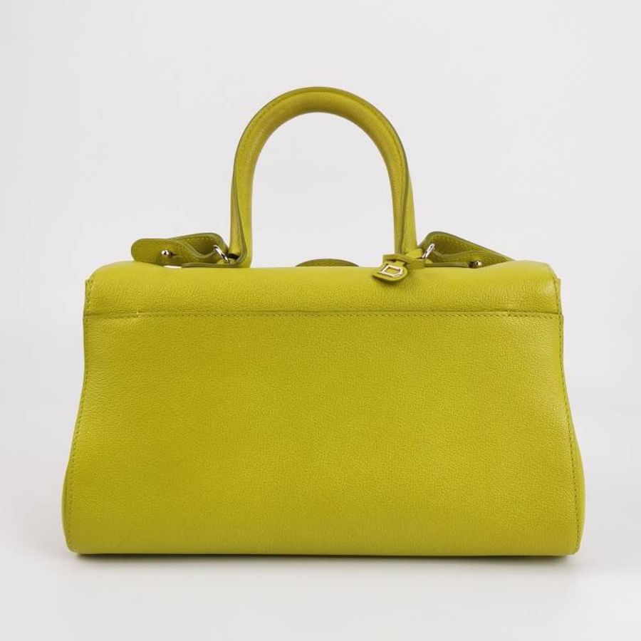 Delvaux Brillant East West 牛皮 純色 馬蹄扣 斜挎包 單肩包-4