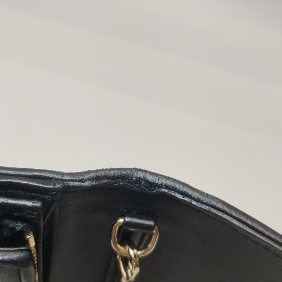 Dior 羊皮 純色 褶皺 手提包-15