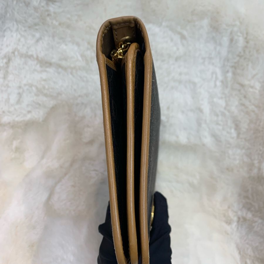 Dior 黑色蜂巢Woc 鏈條包 XB284-5