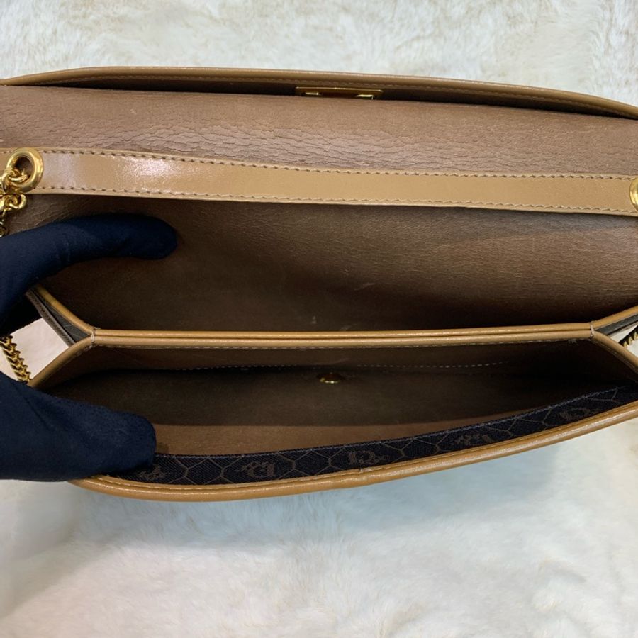Dior 黑色蜂巢Woc 鏈條包 XB284-8
